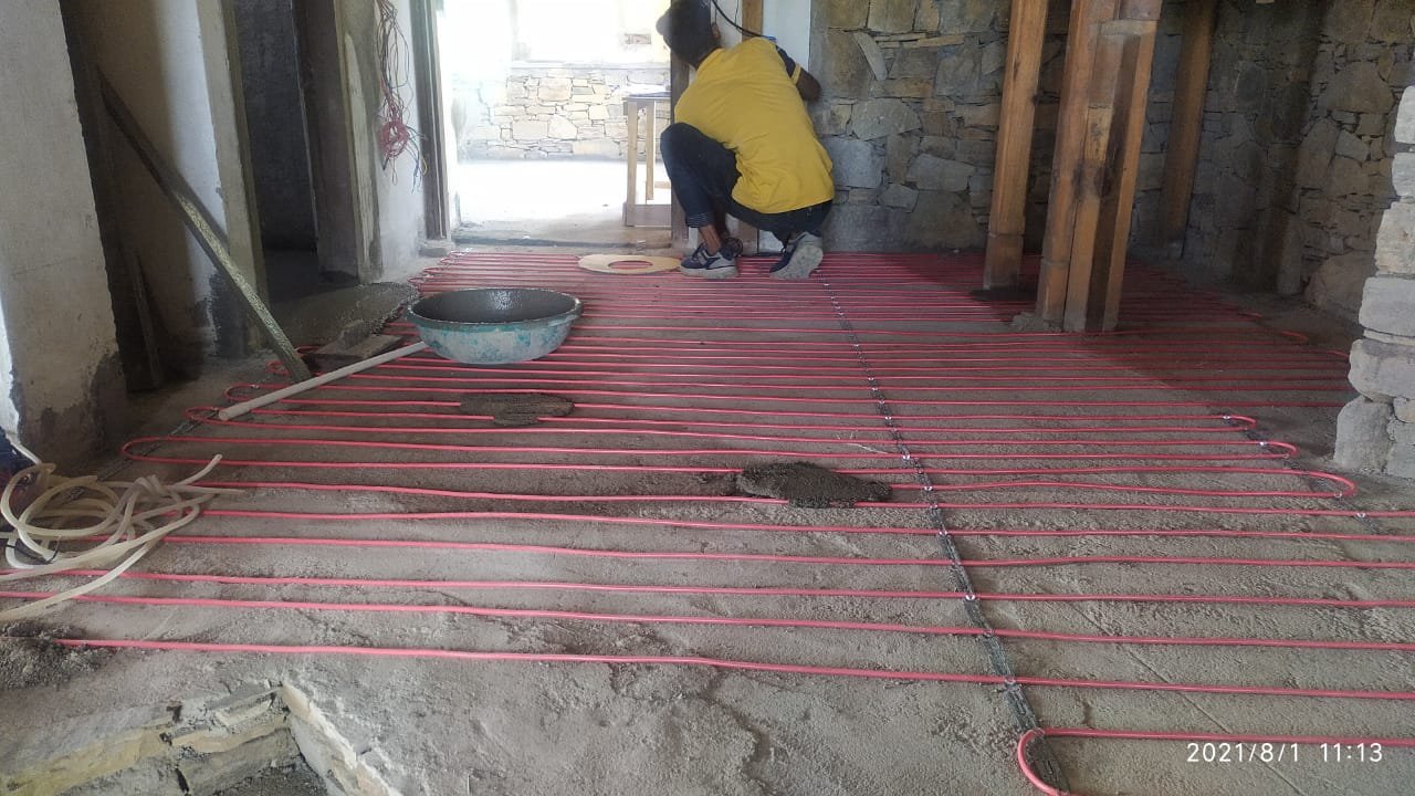 Underfloor Cable Laying